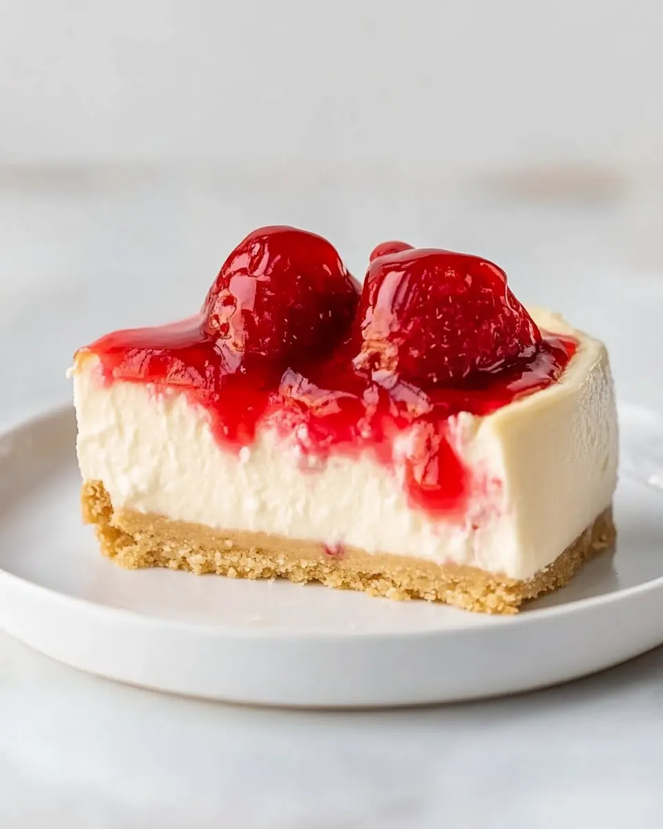 Classic Raspberry Cheesecake image