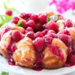 Homemade Raspberry Cheesecake Monkey Bread photo