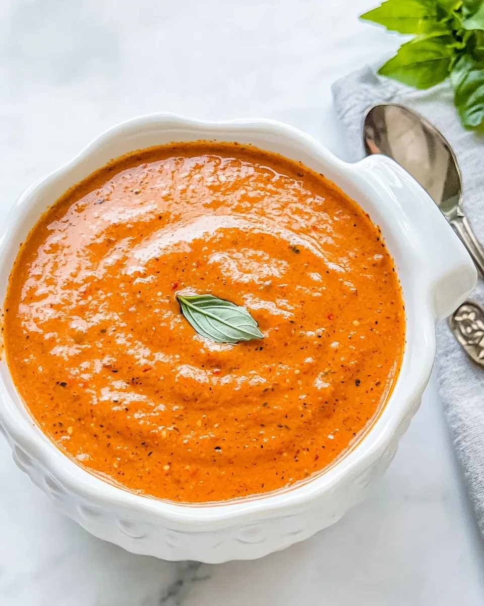 Easy Red Pepper Coulis recipe photo