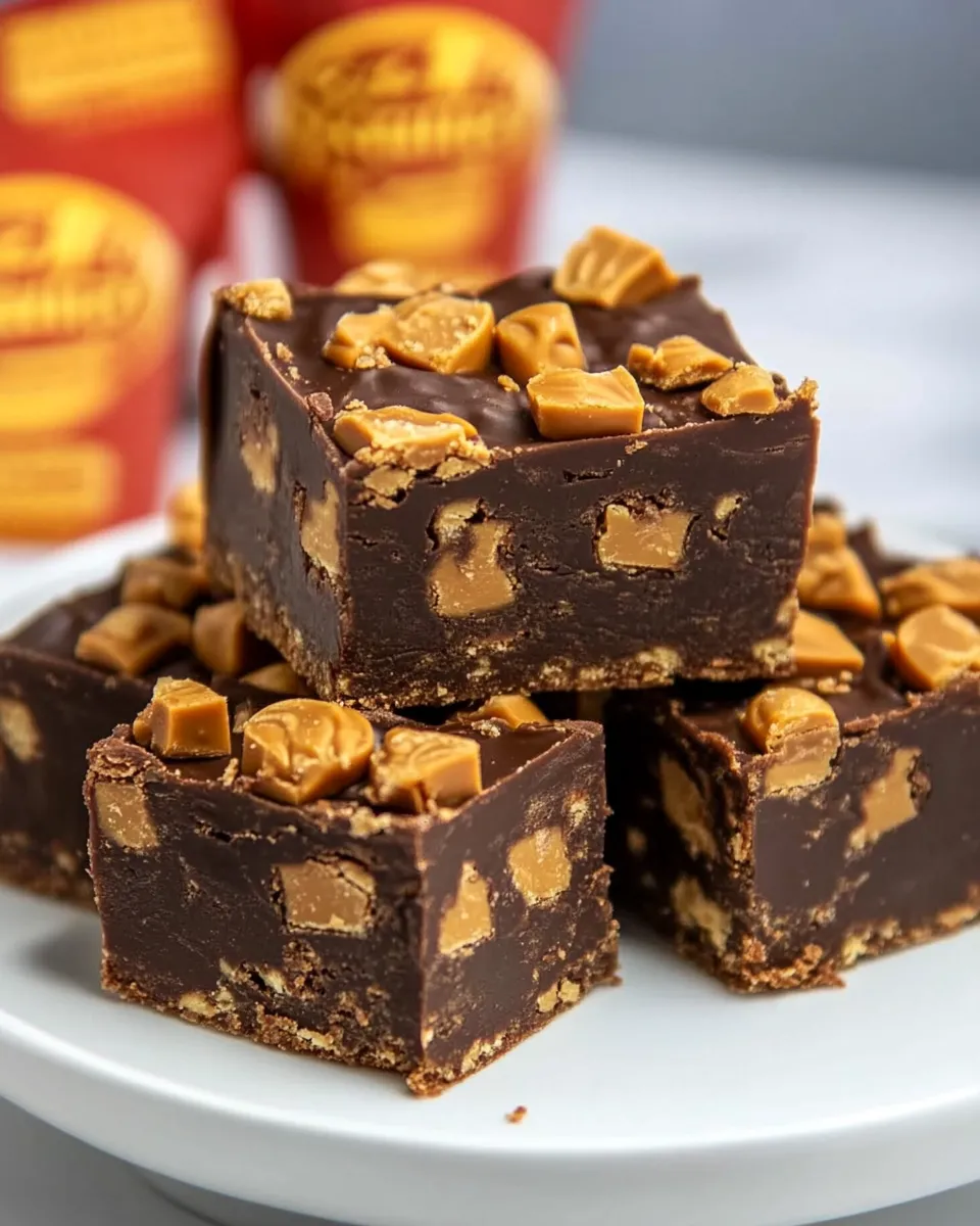 Homemade Reeses Fudge photo
