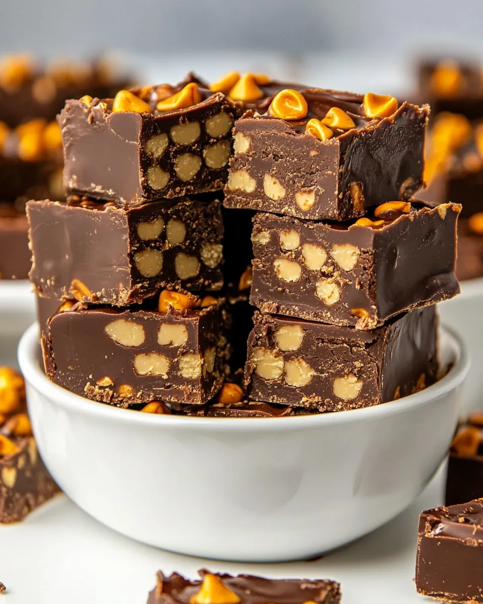 Easy Reeses Fudge recipe photo