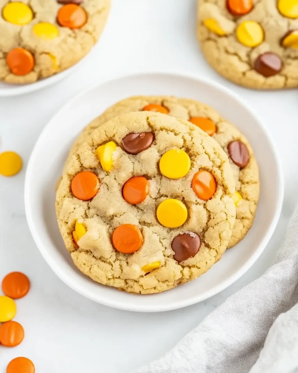 Easy Reeses Pieces Cookies recipe photo