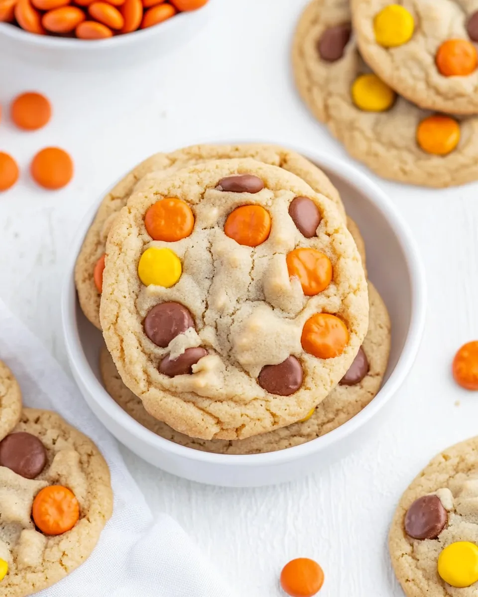 Delicious Reeses Pieces Cookies shot