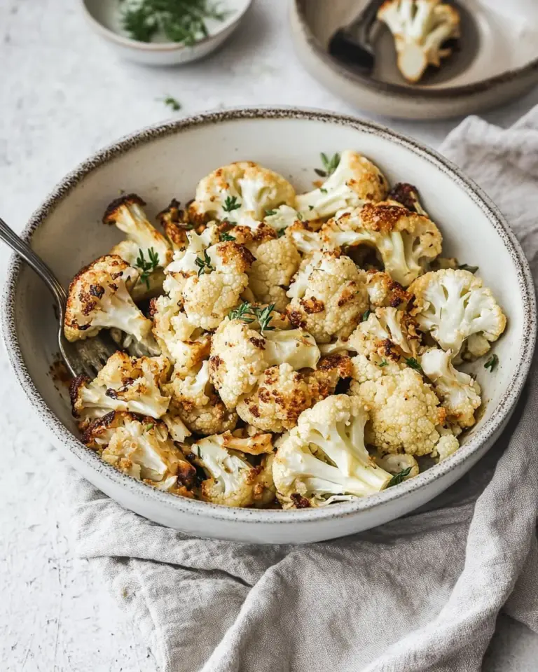 Easy Roasted Air-Fryer Cauliflower recipe photo