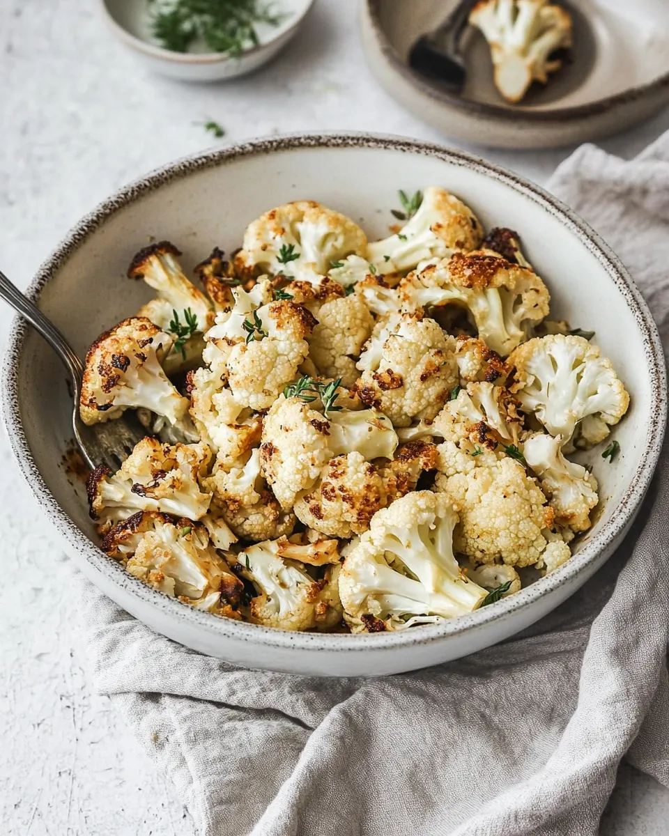 Easy Roasted Air-Fryer Cauliflower recipe photo