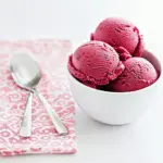 Homemade Roasted Beet Ice Cream photo