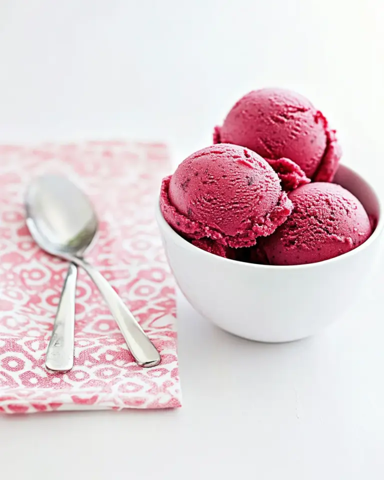 Homemade Roasted Beet Ice Cream photo
