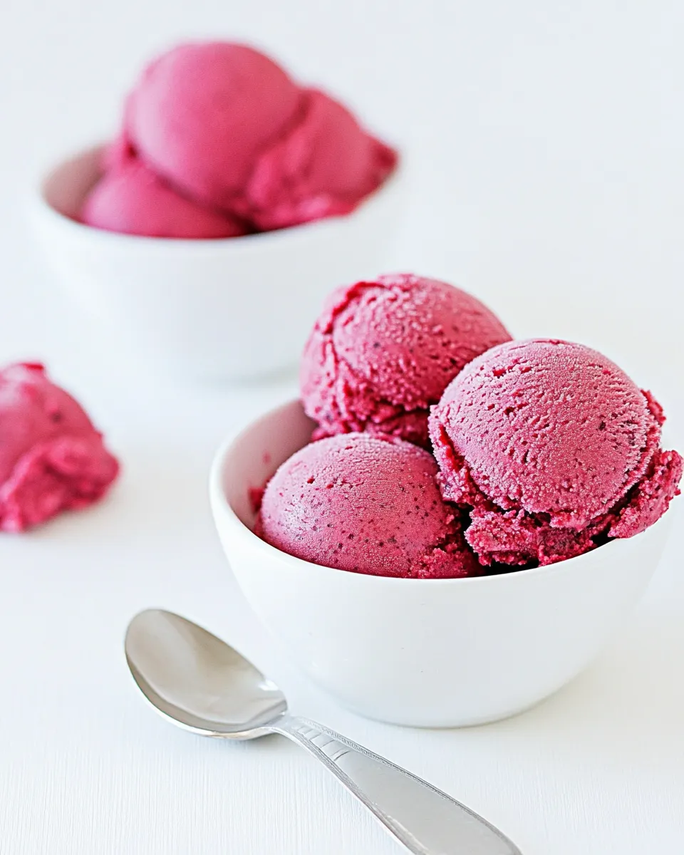 Tasty Roasted Beet Ice Cream recipe image