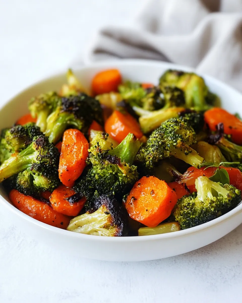 Easy Roasted Broccoli And Carrots recipe photo