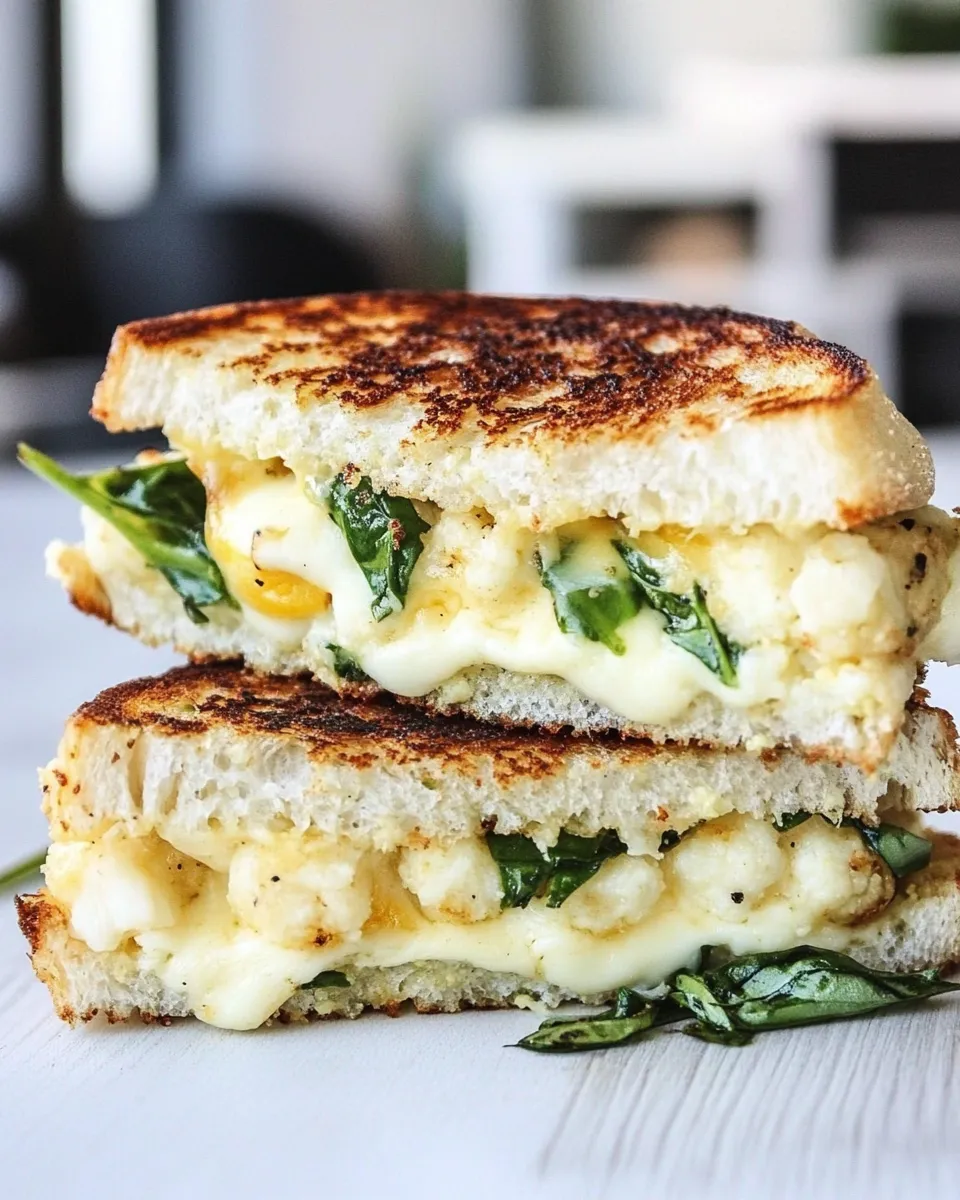 Classic Roasted Cauliflower Grilled Cheese image