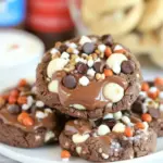 Homemade Rocky Road Nutella Pudding Cookies recipe photo