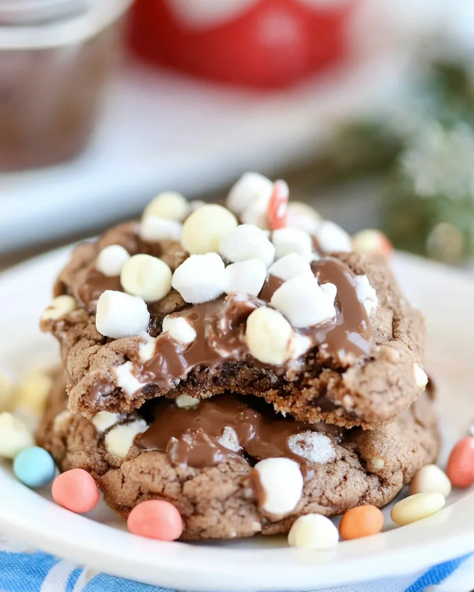 Best Rocky Road Nutella Pudding Cookies dish photo