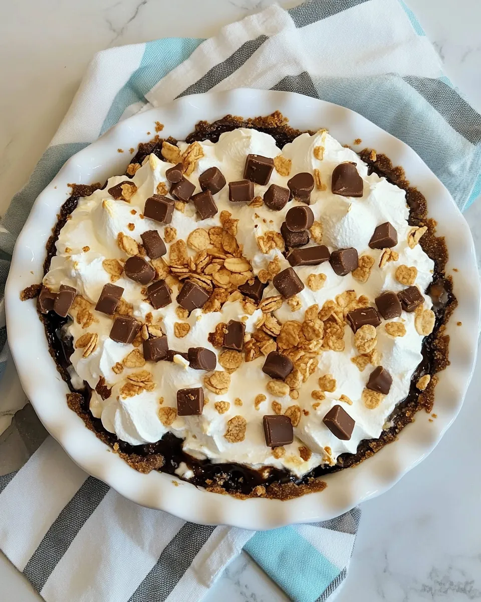 Easy Rocky Road Pie recipe photo