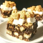 Homemade S'Mores Krispies Bars photo