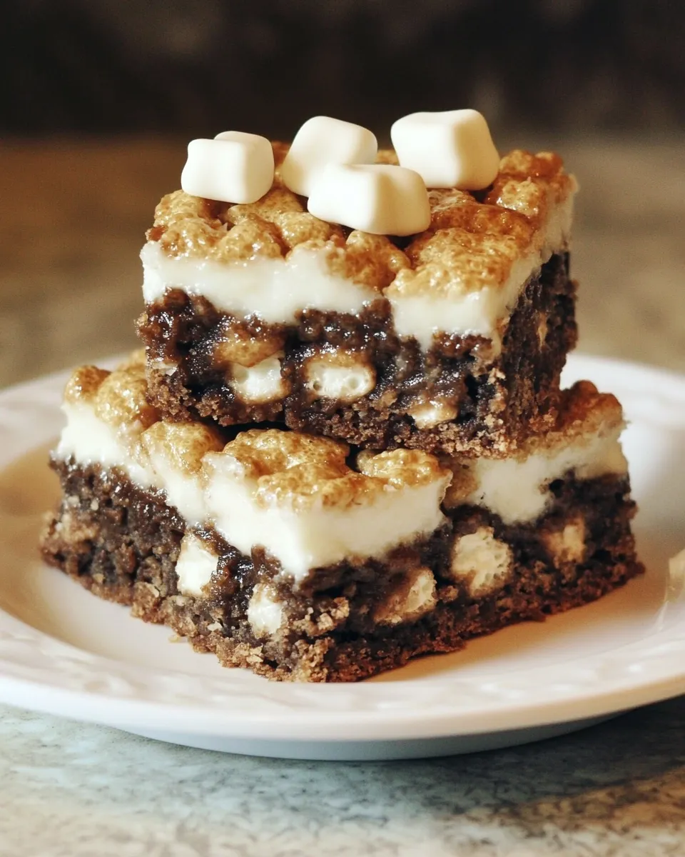 Classic S'Mores Krispies Bars image