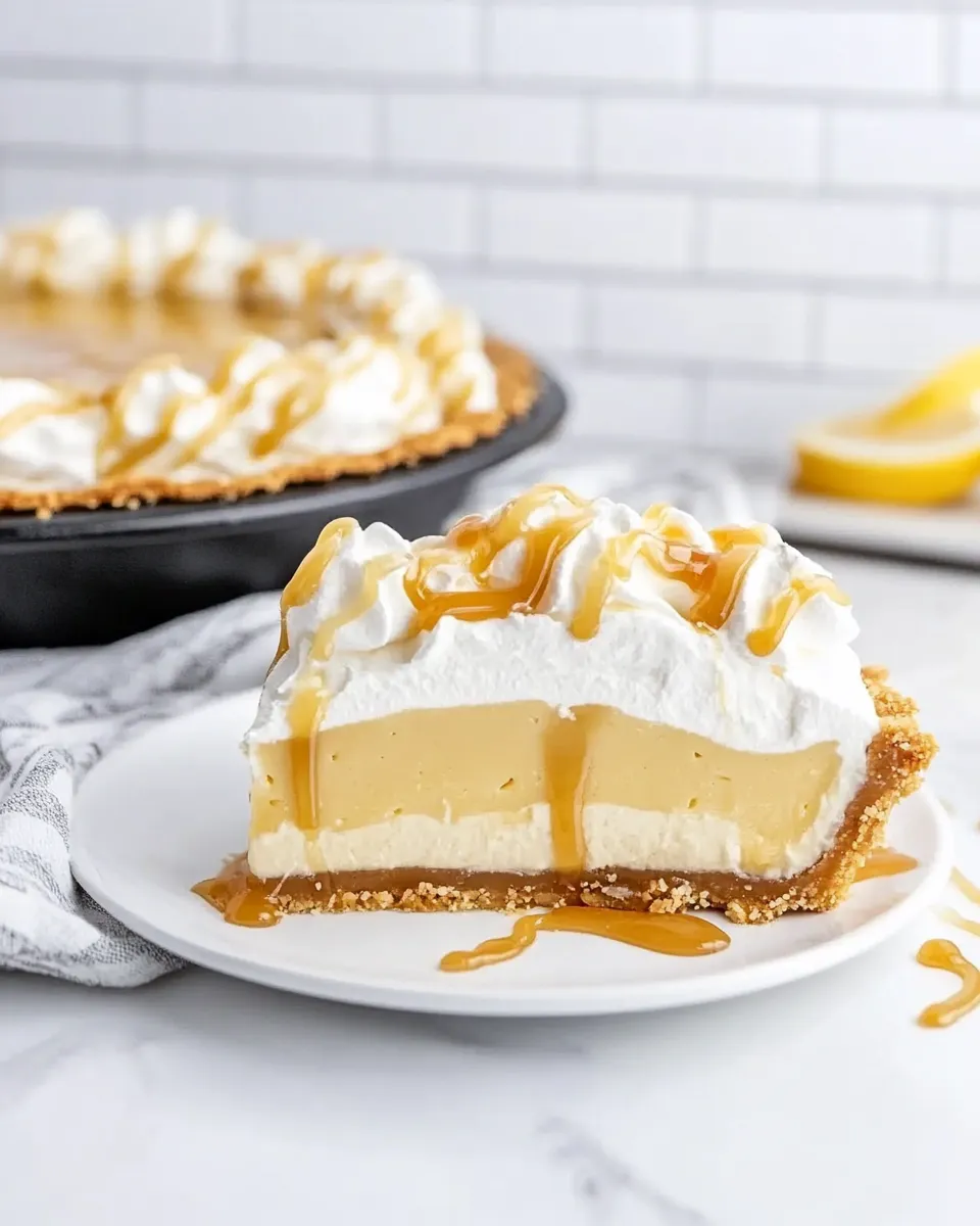 Delicious Salted Caramel Pie shot