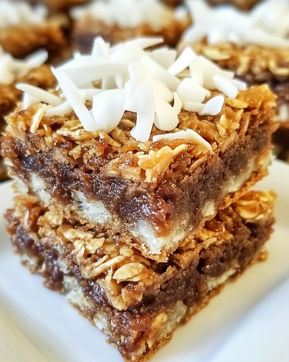 Delicious Samoa Magic Bars recipe photo