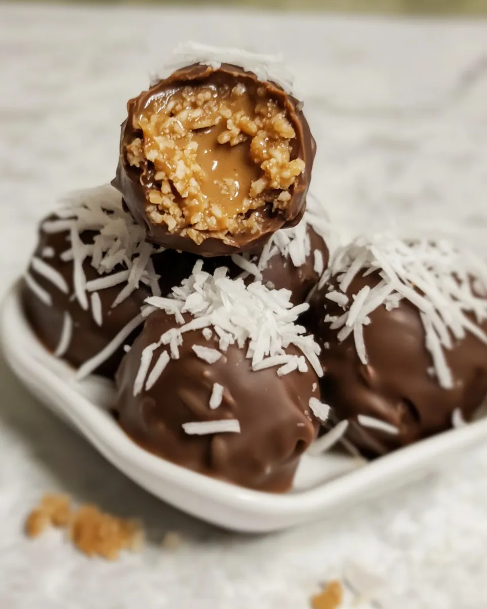 Easy Samoa Truffles food shot