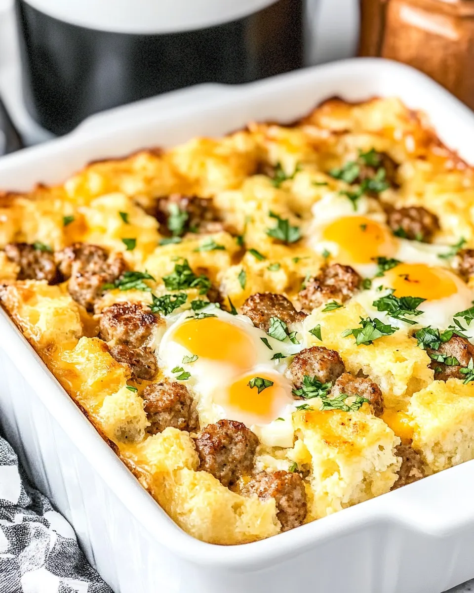 Homemade Sausage Egg Breakfast Casserole photo