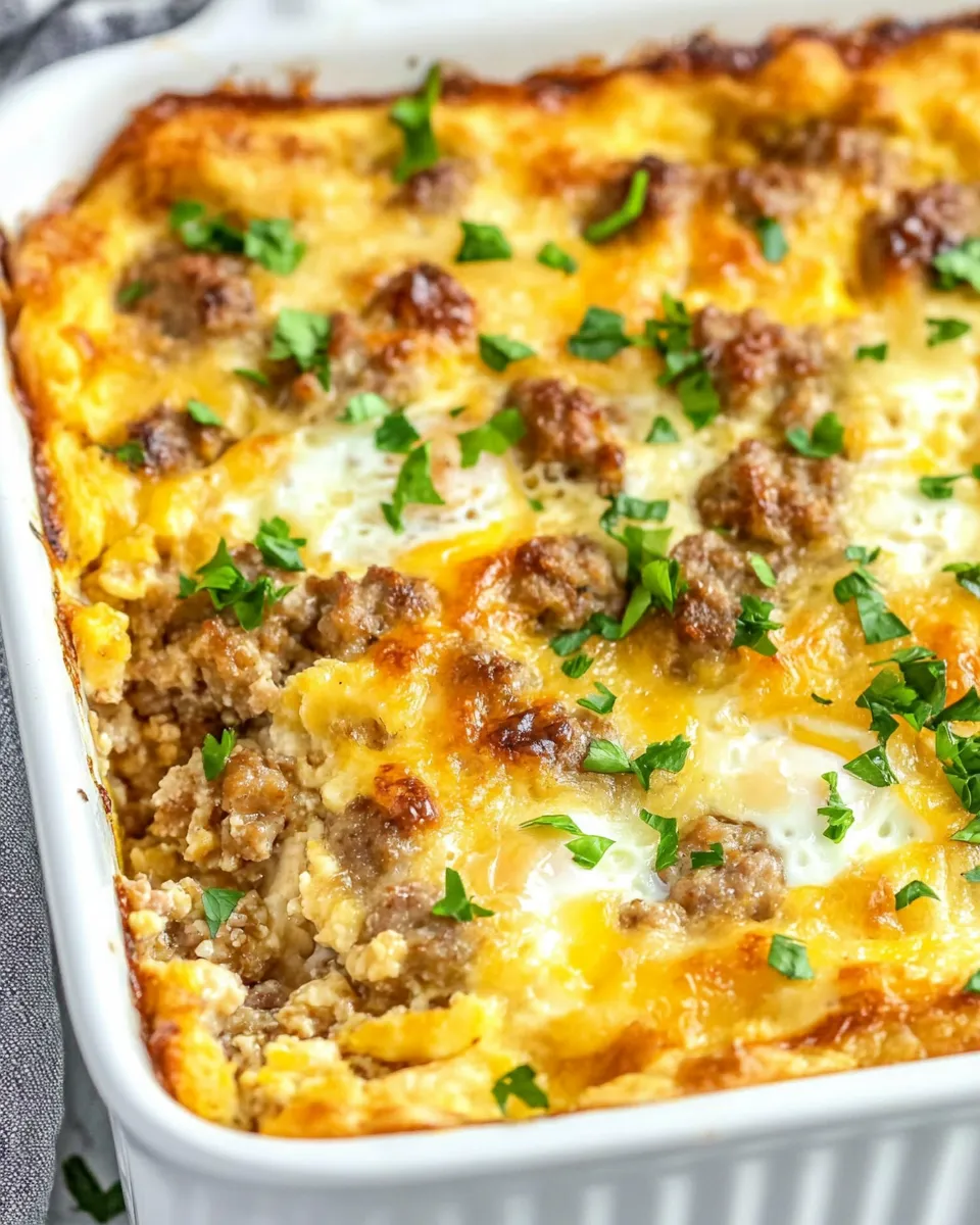 Classic Sausage Egg Breakfast Casserole image