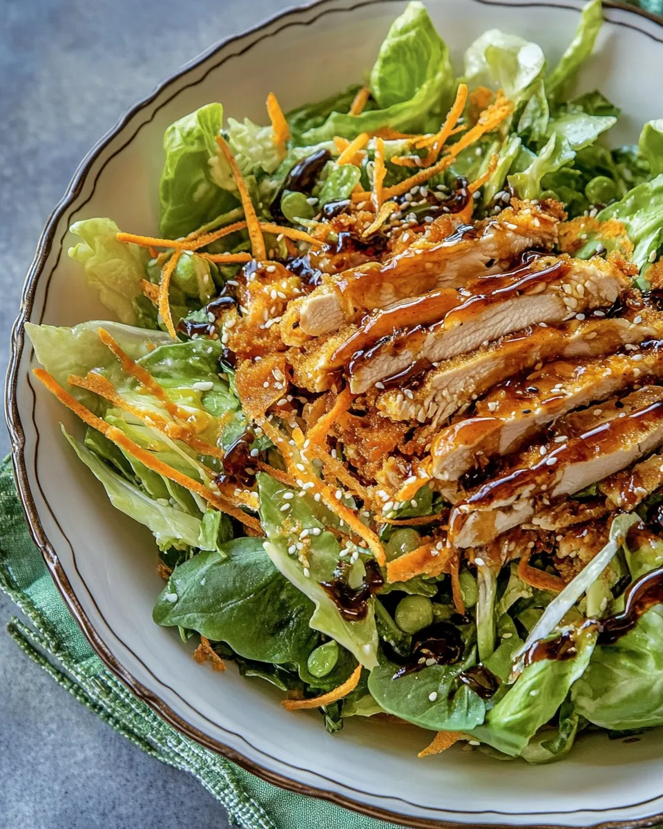 Classic Sesame Ginger Orange Chicken Salad. image