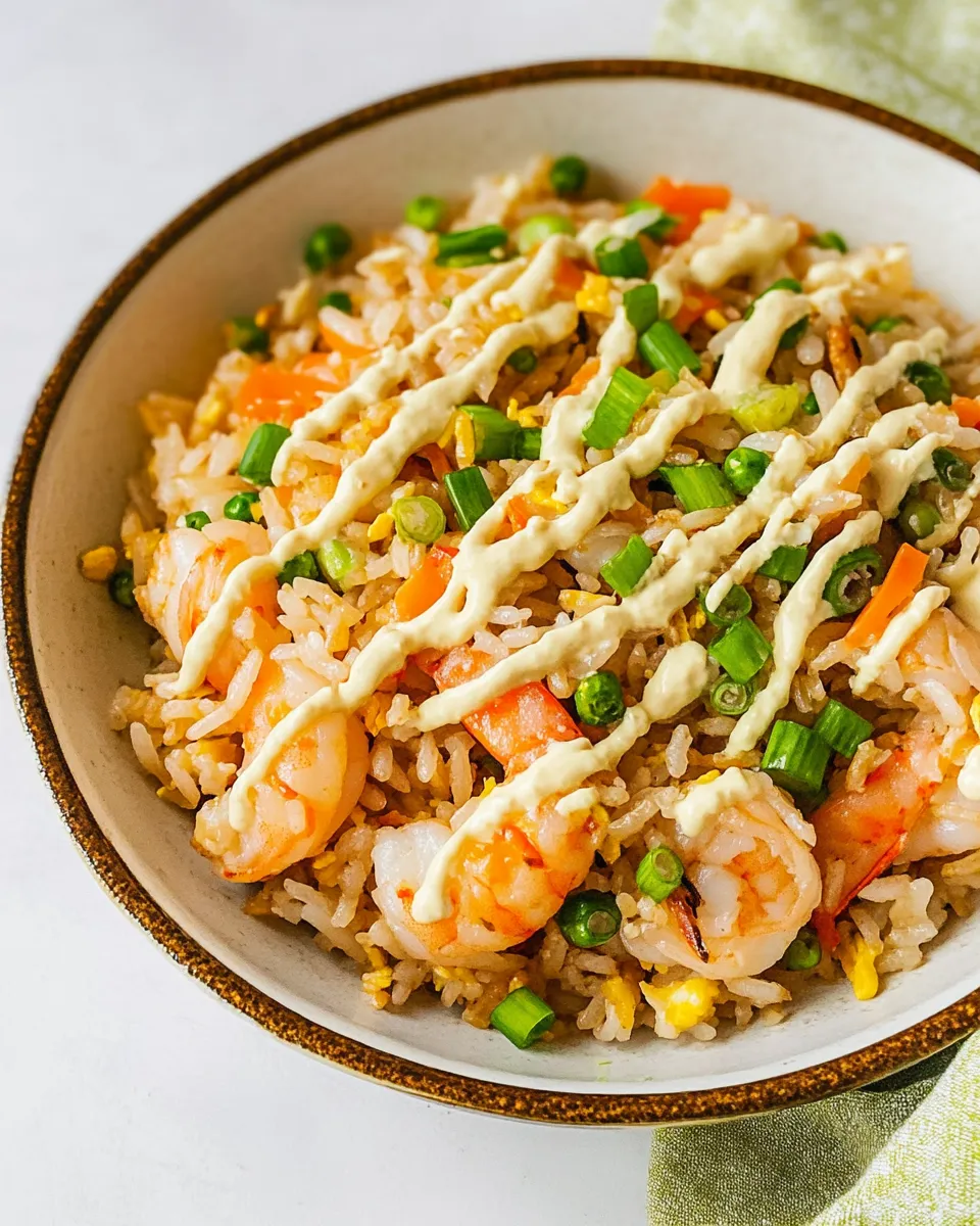 Delicious Shrimp Fried Rice shot