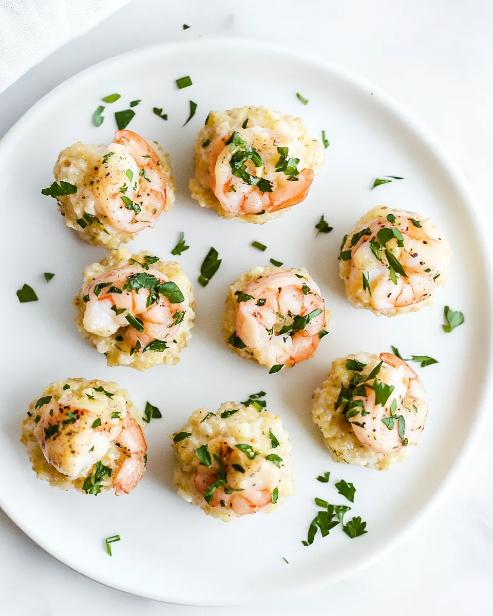 Easy Shrimp and Grits Bites Recipe shot
