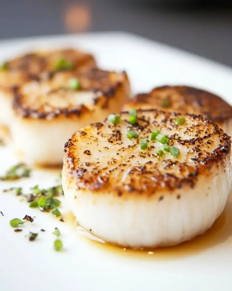 Easy Simple Pan Seared Scallops photo