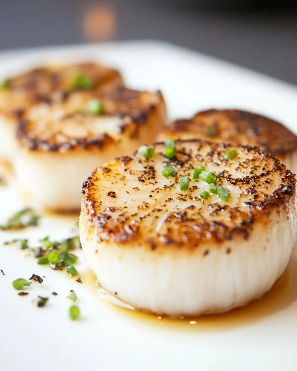 Easy Simple Pan Seared Scallops photo