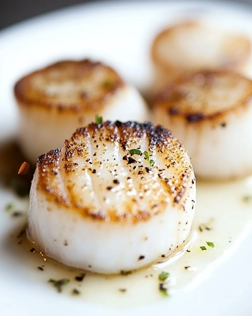 Quick Simple Pan Seared Scallops recipe photo