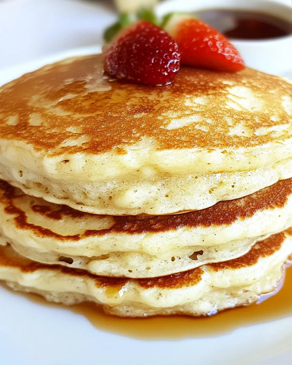 Easy Simple Pancake Recipe shot
