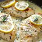 Easy Skillet Creamy Lemon Rosemary Chicken photo