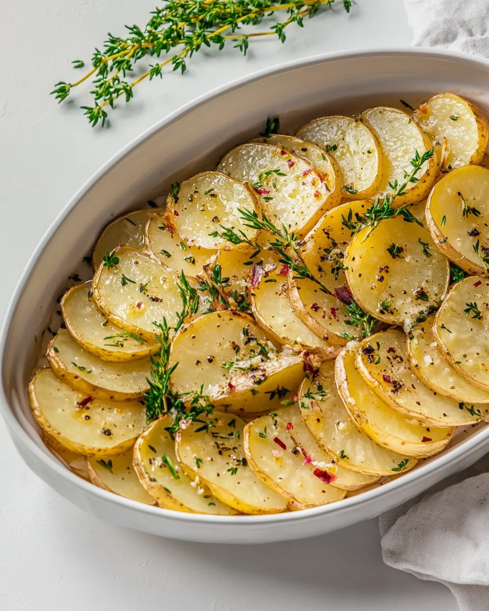 Easy Sliced Potatoes In Oven photo
