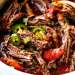 Homemade Slow Cooker Beef Carnitas Tacos photo