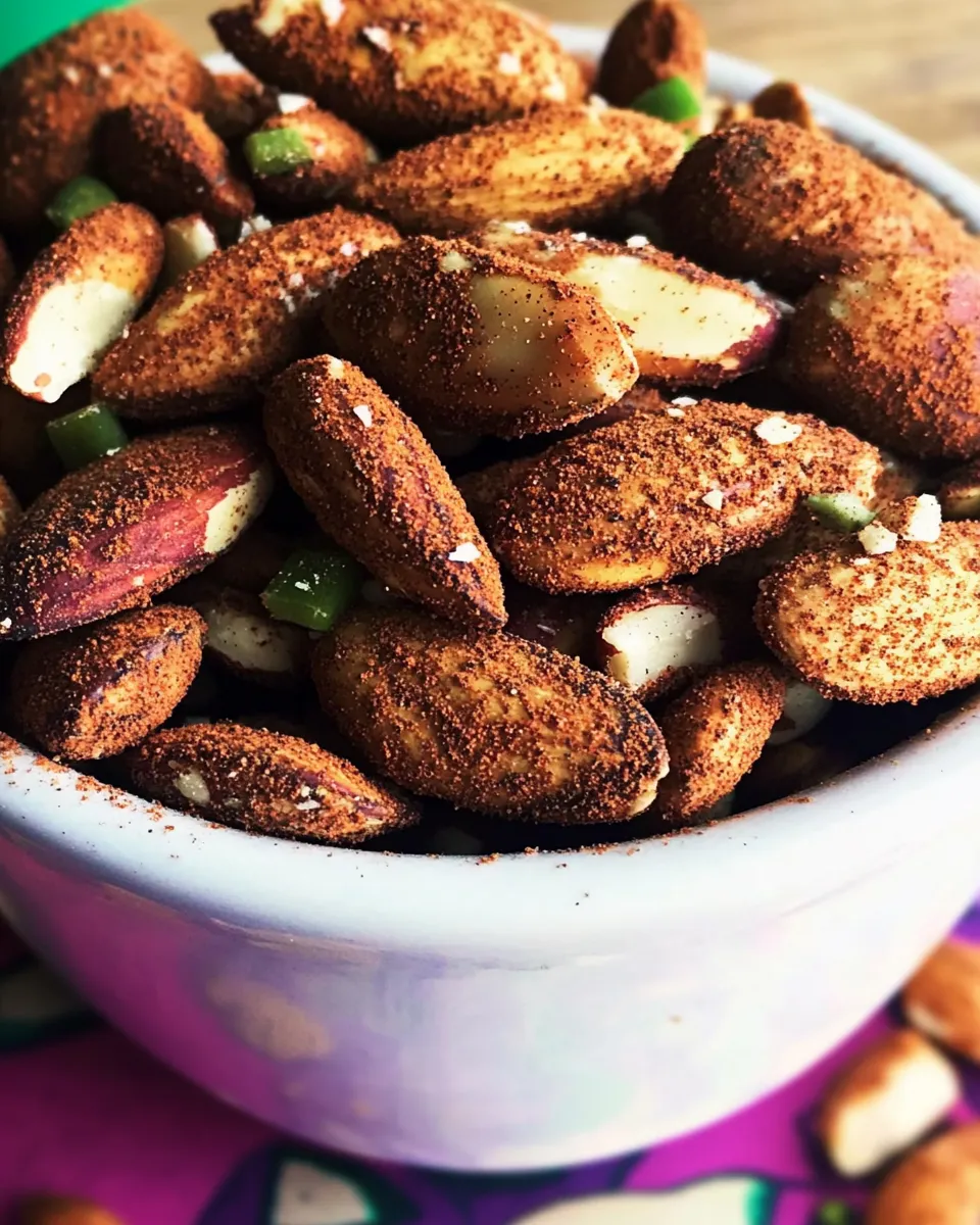 Easy Slow Cooker Mexican Spiced Almonds recipe photo