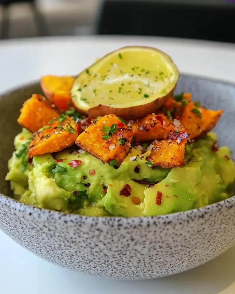 Easy Smashed Avocados with Sweet Potato Chips photo