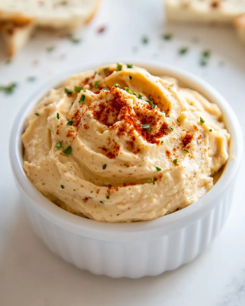 Delicious Smoked Cheese Spread shot