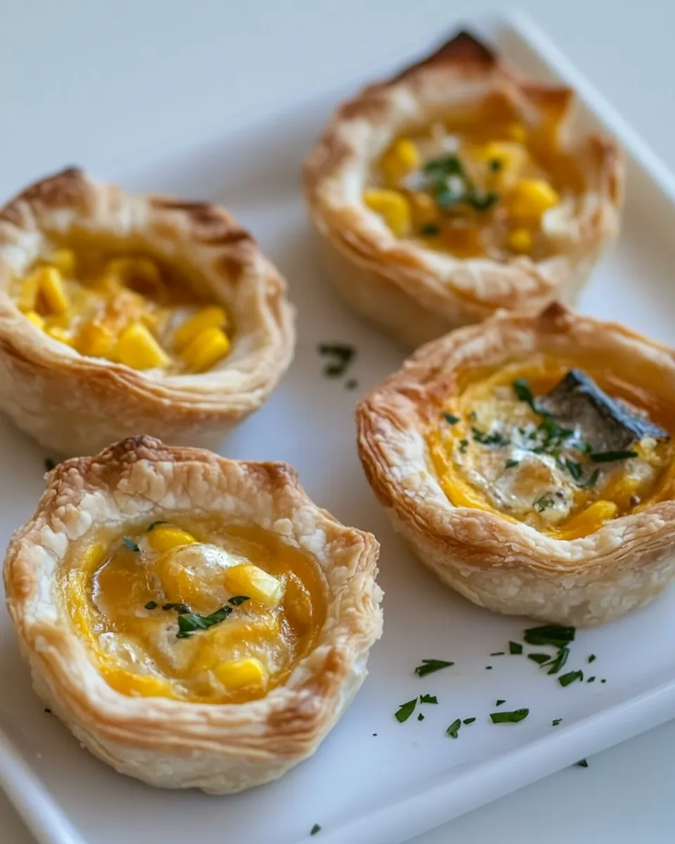Homemade Smoked Fish and Sweetcorn Tartlets photo