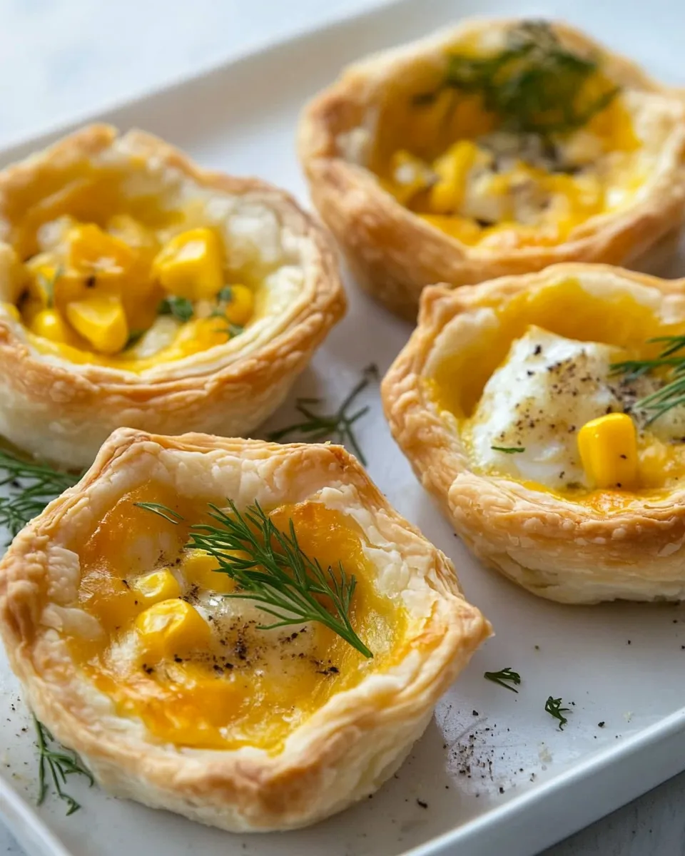 Delicious Smoked Fish and Sweetcorn Tartlets image