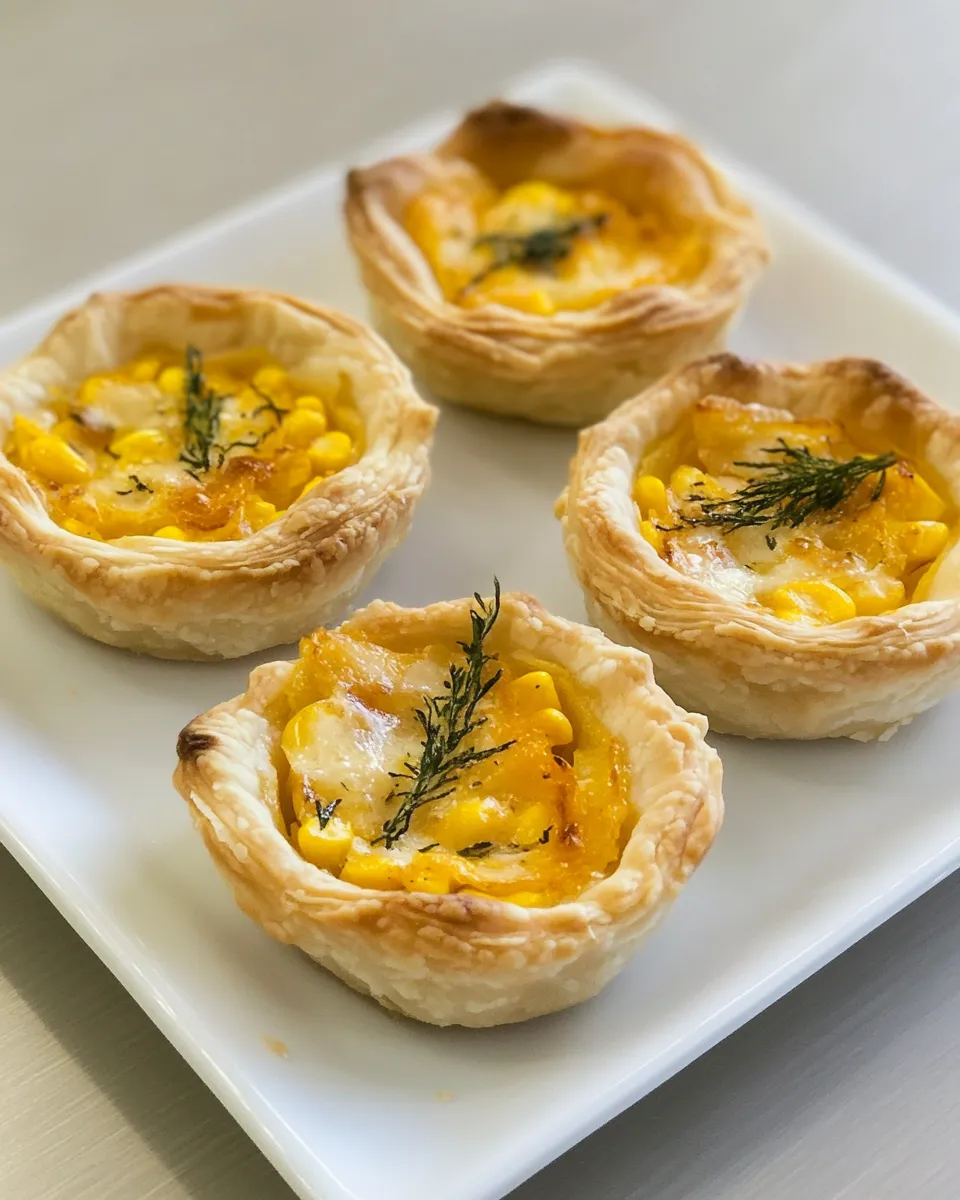 Easy Smoked Fish and Sweetcorn Tartlets dish photo