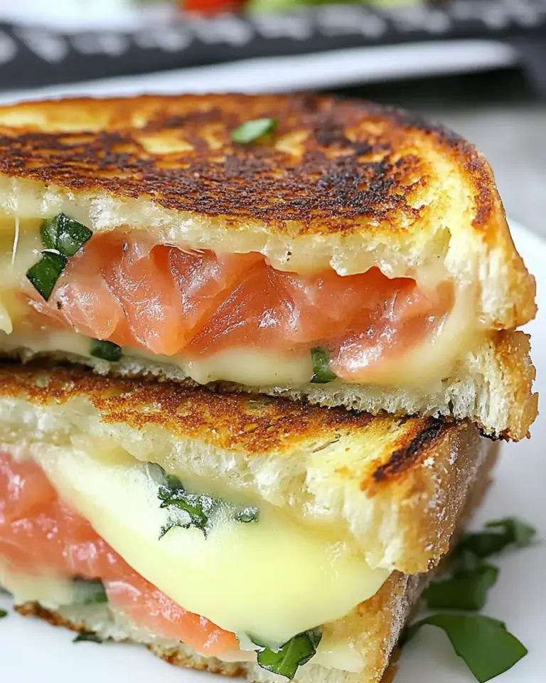 Homemade Smoked Salmon & Gruyere Grilled Cheese photo