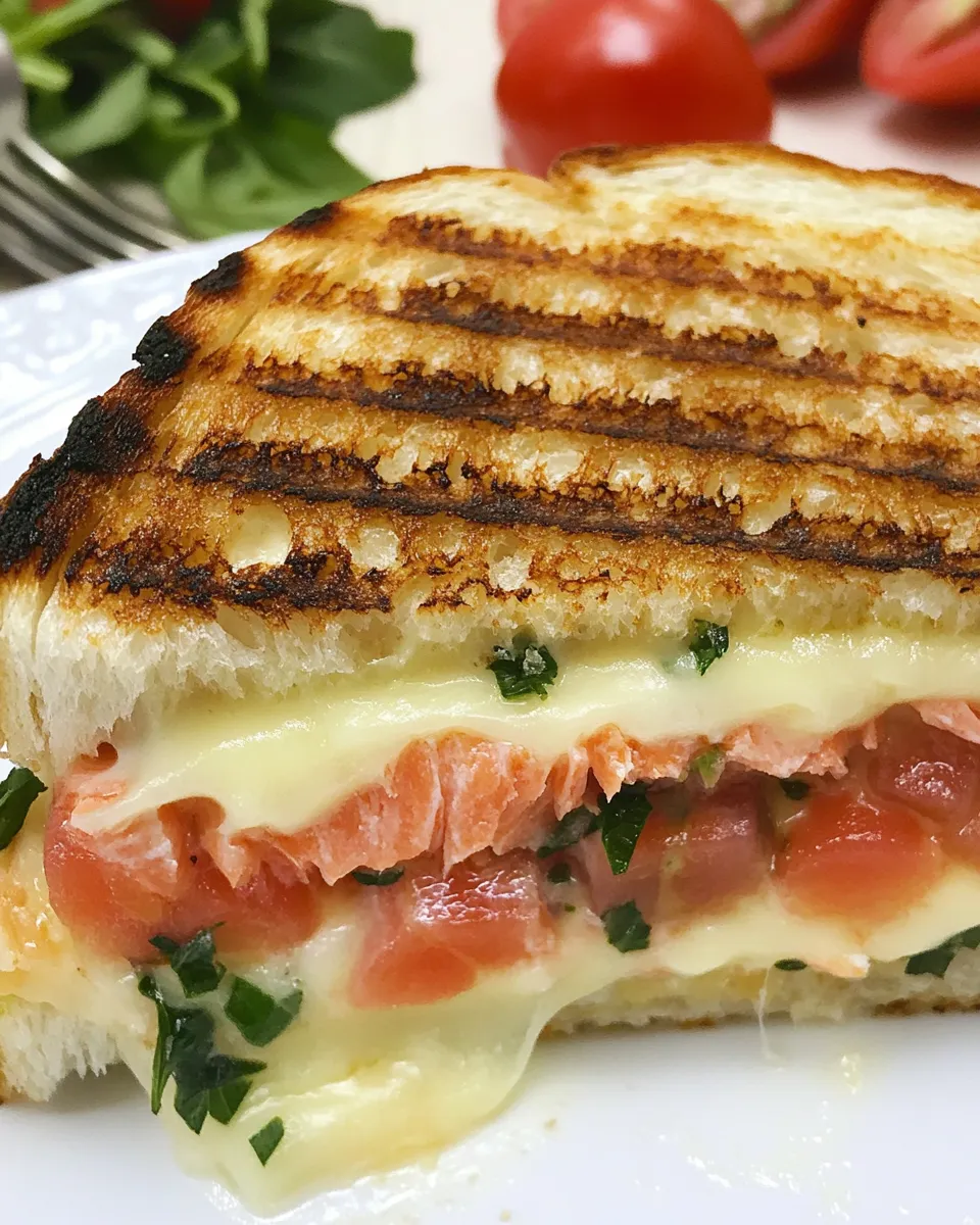 Easy Smoked Salmon & Gruyere Grilled Cheese recipe photo