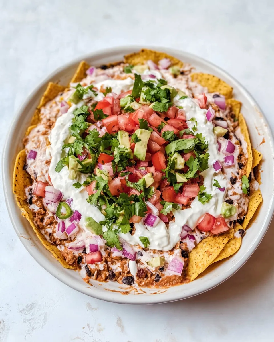 Healthy Smoky Chipotle Layered Taco Dip. picture
