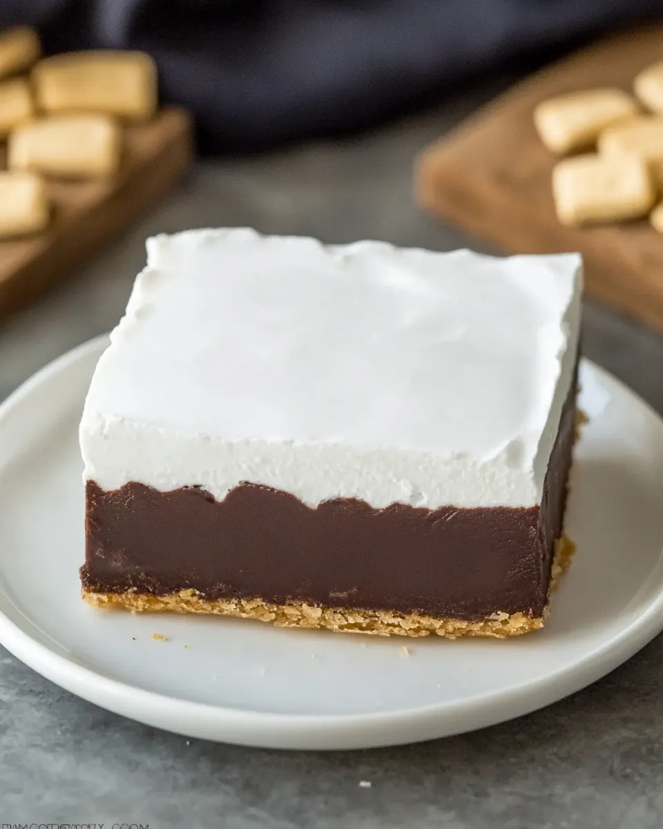 Homemade Smores Fudge Bars photo