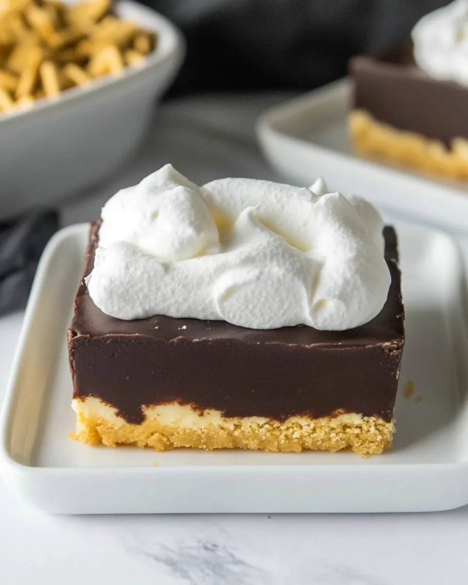Delicious Smores Fudge Bars shot