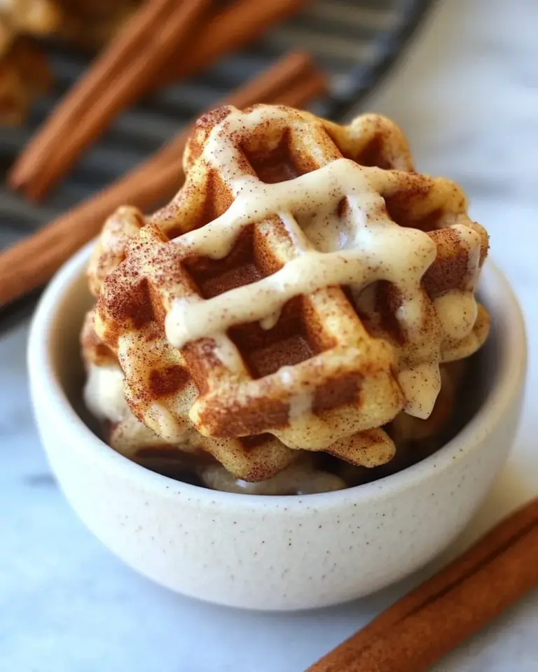 Easy Snickerdoodle Waffle Cookies photo