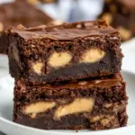 Homemade Snickers Brownies photo
