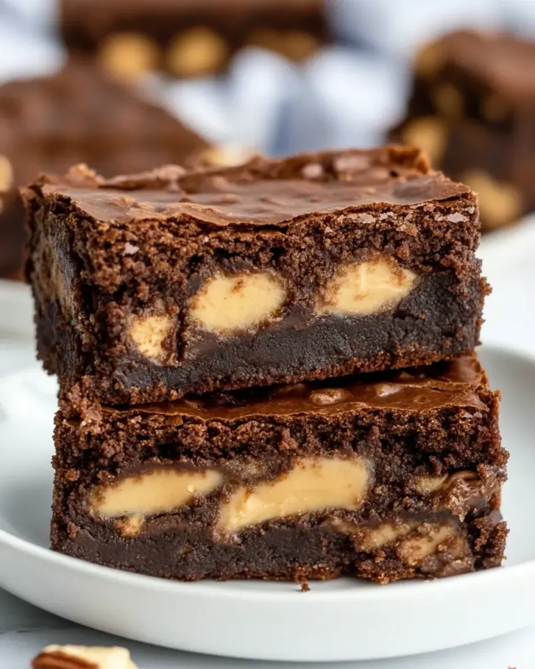 Homemade Snickers Brownies photo