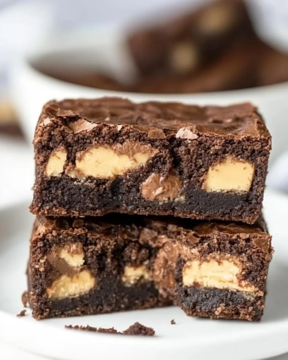 Easy Snickers Brownies recipe photo