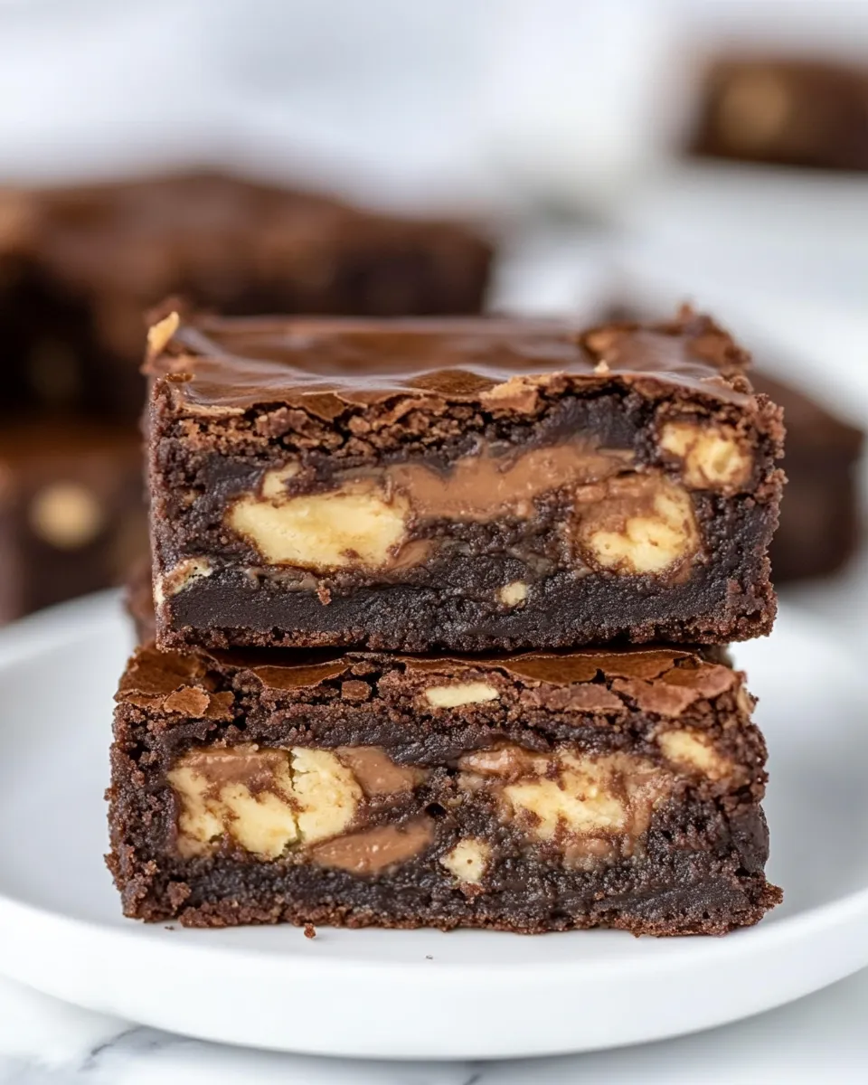 Ultimate Snickers Brownies shot